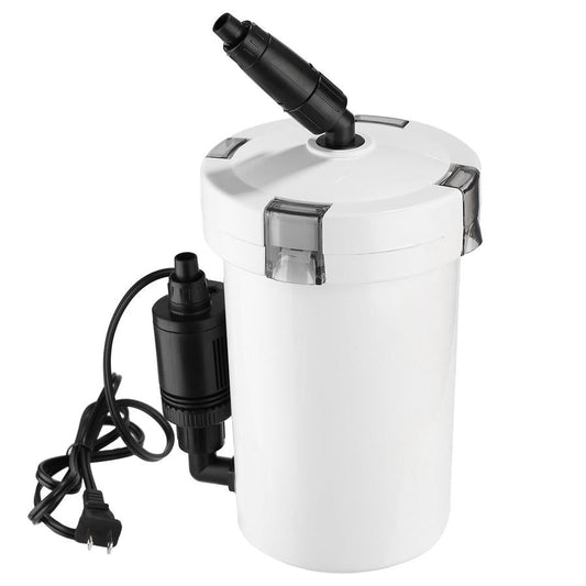 HKM-550099 3-Stage External Canister Filter for 28 Gallon Aquariums with Quiet 105 GPH Pump and Easy Installation