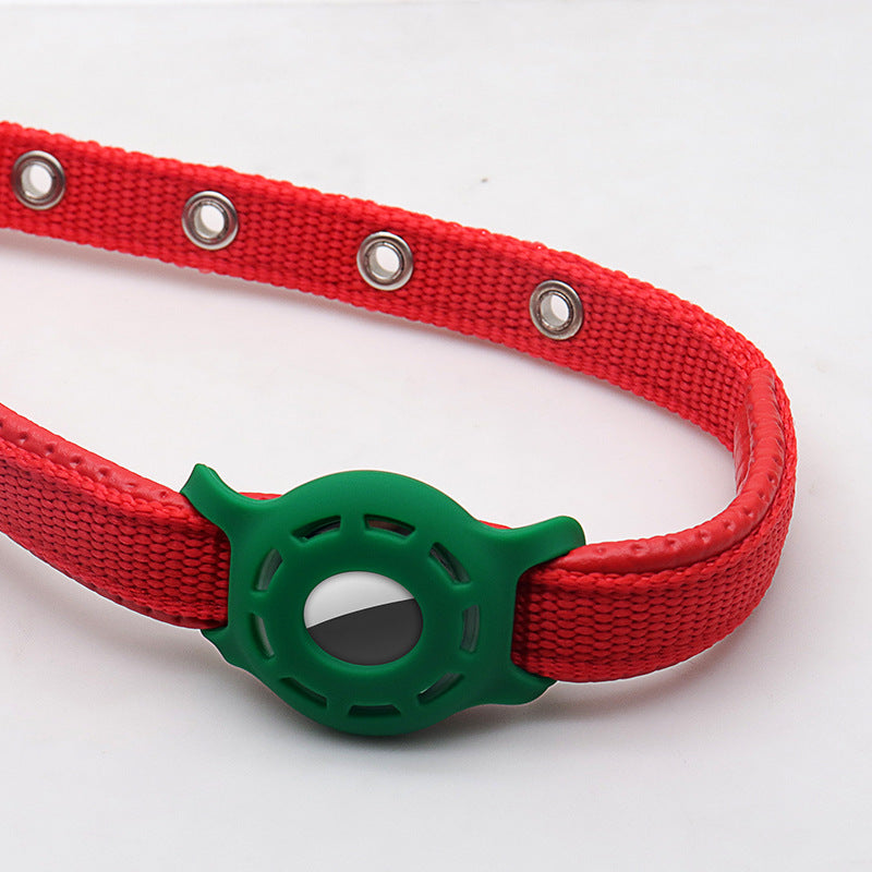 HKM-5502269 Silicone Protective Sleeve for Pet Collar with Anti-Lost AirTag Holder