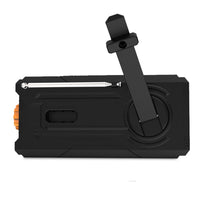 HKM-550291 Multifunctional Emergency Hand Radio with Flashlight and Reading Light, USB Charging, Compact Design