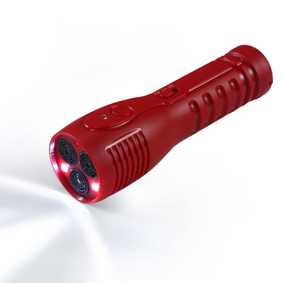 HKM-5503549 Handheld Ultrasonic Dog Dispeller with Three-Head Design, Adjustable for Training