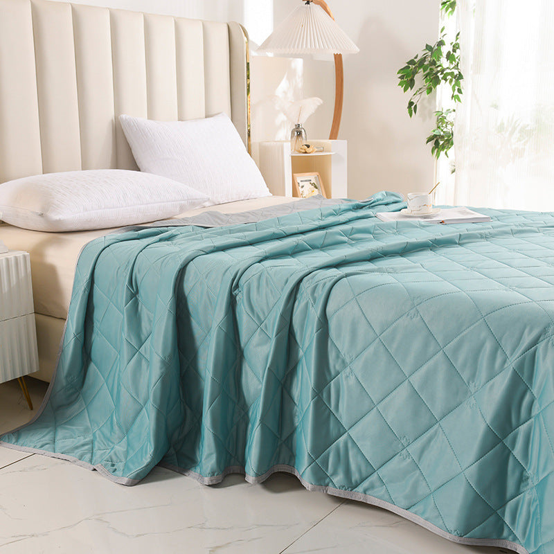 HKM-550419 Cool Fiber Summer Blanket - Air Conditioner Comfort in Modern Design, Multiple Sizes Available