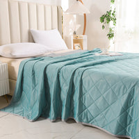HKM-550419 Cool Fiber Summer Blanket - Air Conditioner Comfort in Modern Design, Multiple Sizes Available