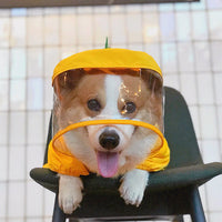 HKM-5504445 Cute Dinosaur Raincoat for Pets - Waterproof Polyester, Breathable Mesh, Available in Multiple Sizes