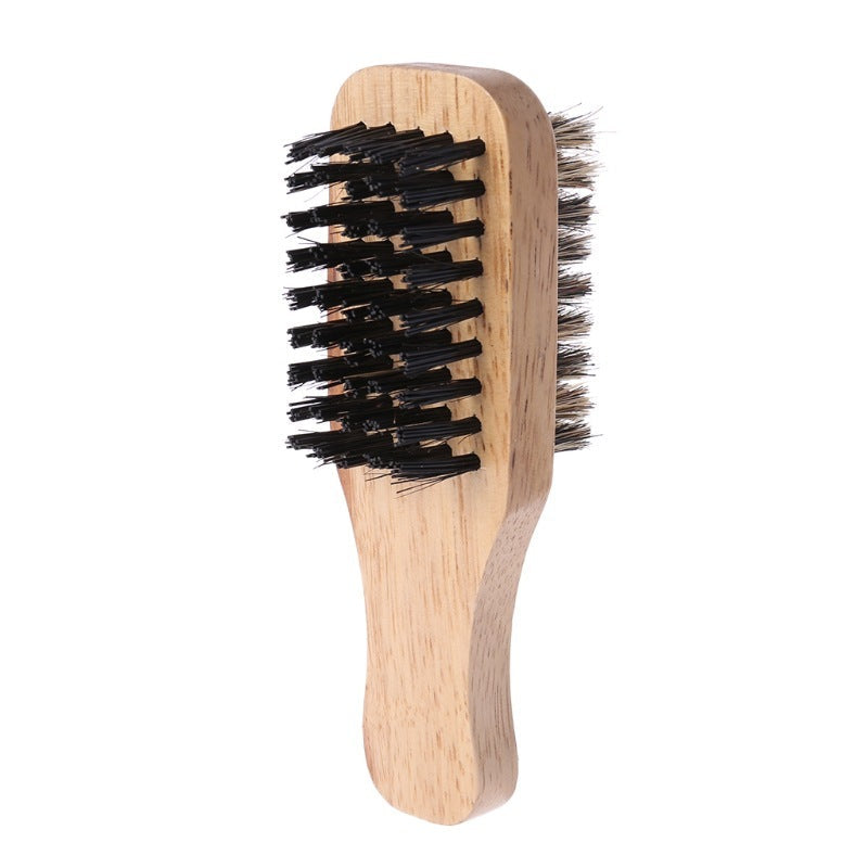 HKM-550675 Rubber Wood Bath and Foot Brush with Hairdressing Tool for Spa and Personal Care