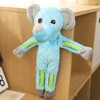HKM-5508669 Dog Molar Teeth Cleaning Cotton Rope Toy - Assorted Animal Designs