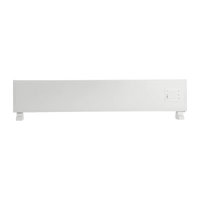 HKM-550867 2000W Portable Baseboard Heater with Adjustable Thermostat and Overheat Protection
