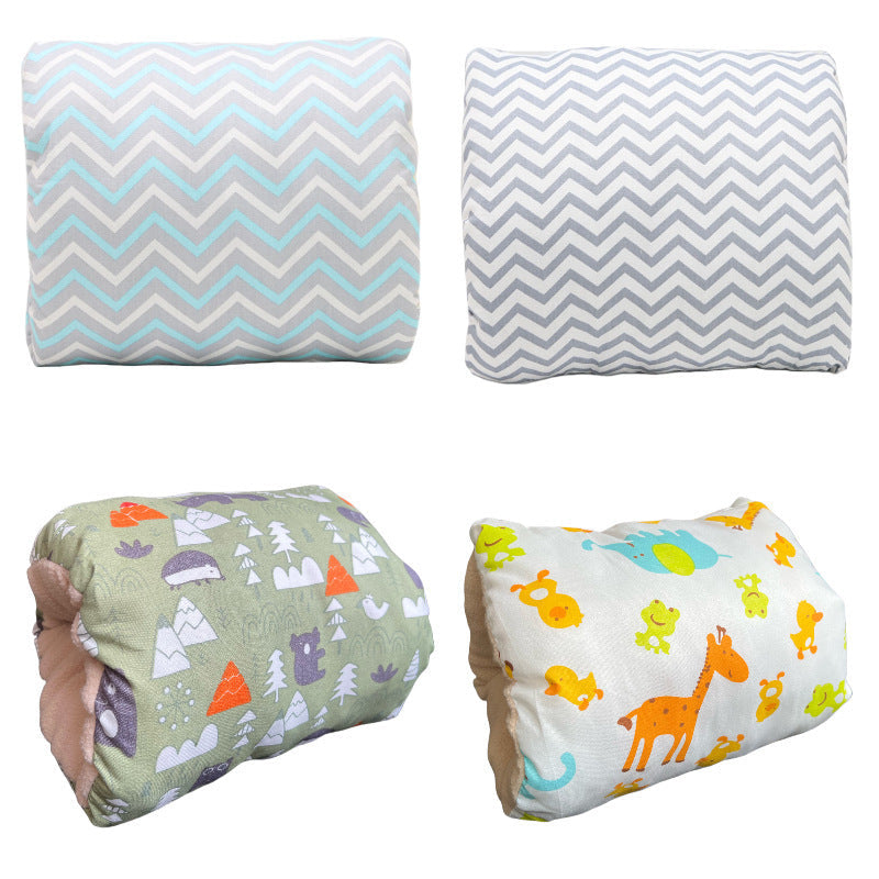 HKM-550931 Cotton Fleece-Lined Nursing Pillow Sleeve for Infants in Various Modern Designs