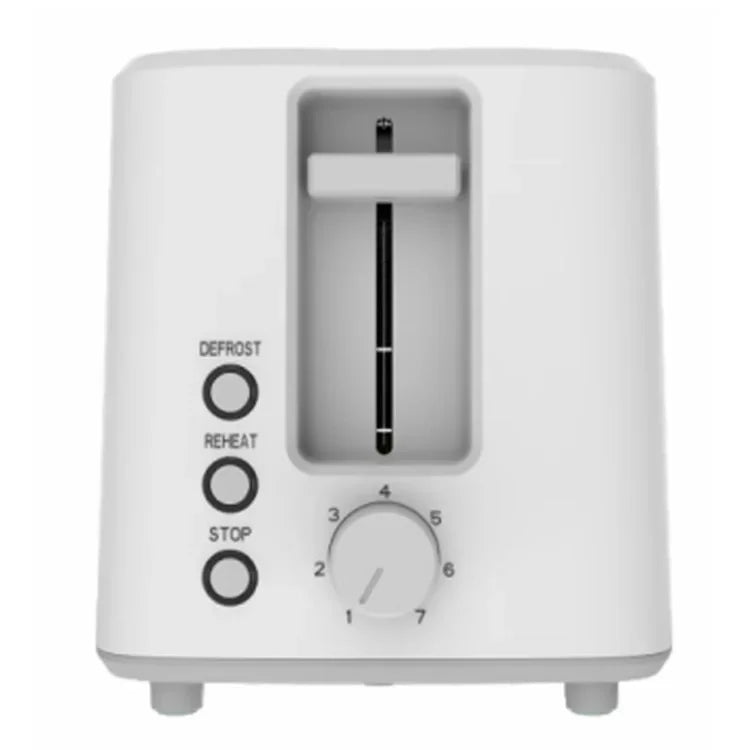 HKM-550995 Two-Slice Electric Toaster with Defrost, Reheat, Cancel Functions and 7-Level Browning Control, 700W, 100V-240V