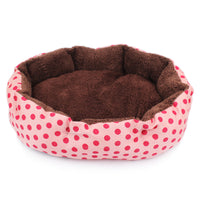 HKM-5510077 Cozy Soft Fleece Pet Bed - Warm Cat & Dog Bed in Multiple Colors, 35cmx30cm