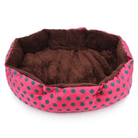 HKM-5510077 Cozy Soft Fleece Pet Bed - Warm Cat & Dog Bed in Multiple Colors, 35cmx30cm