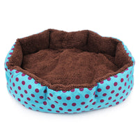 HKM-5510077 Cozy Soft Fleece Pet Bed - Warm Cat & Dog Bed in Multiple Colors, 35cmx30cm