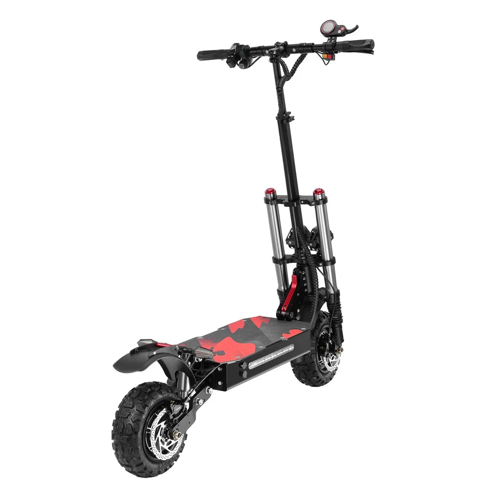 HKM-551123 6000W Dual Motor Electric Scooter with 38Ah Battery, 120km Range, 11-Inch Tires, Foldable Design