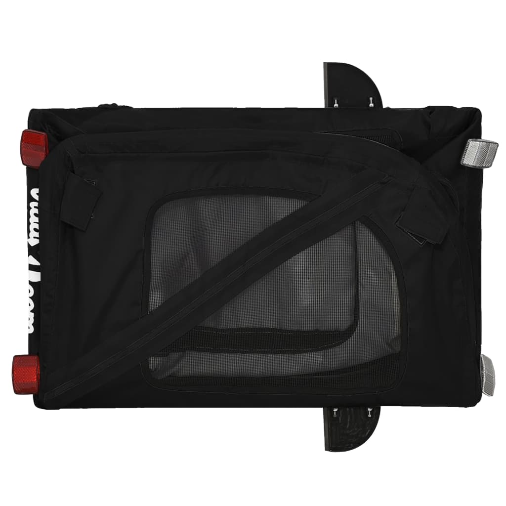 HKM-5511485 Dog Bicycle Trailer with Durable Oxford Fabric, Iron Frame, and Reflectors