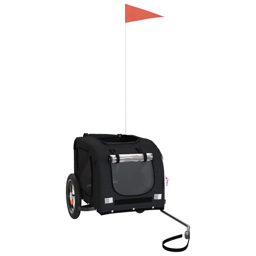 HKM-5511485 Dog Bicycle Trailer with Durable Oxford Fabric, Iron Frame, and Reflectors
