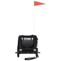 HKM-5511485 Dog Bicycle Trailer with Durable Oxford Fabric, Iron Frame, and Reflectors