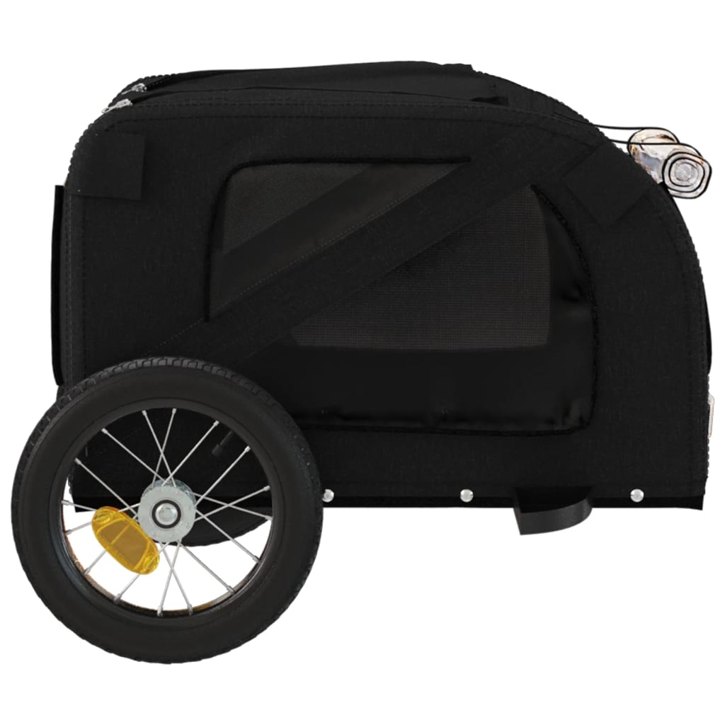 HKM-5511485 Dog Bicycle Trailer with Durable Oxford Fabric, Iron Frame, and Reflectors