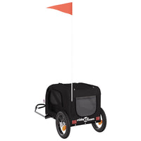 HKM-5511485 Dog Bicycle Trailer with Durable Oxford Fabric, Iron Frame, and Reflectors