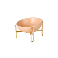 HKM-5511997 Ceramic Pet Bowl - Small 300ML & Medium 600ML Options, Solid Color Kraft Box Packaging