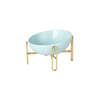 HKM-5511997 Ceramic Pet Bowl - Small 300ML & Medium 600ML Options, Solid Color Kraft Box Packaging