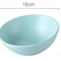 HKM-5511997 Ceramic Pet Bowl - Small 300ML & Medium 600ML Options, Solid Color Kraft Box Packaging