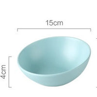 HKM-5511997 Ceramic Pet Bowl - Small 300ML & Medium 600ML Options, Solid Color Kraft Box Packaging