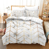 HKM-551251 3D Digital Print Bedding Set in Floral Design - Available in Multiple Sizes and Pieces