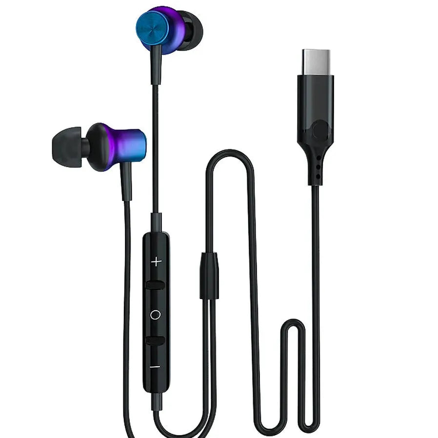 HKM-551251 USB-C In-Ear Headphones with Microphone and Handsfree Function