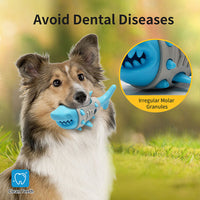 HKM-5513277 Dog Teething Shark-tooth Inspired Bite-resistant Chew Toy for Dental Health