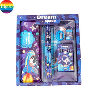 HKM-551379 12-piece Customised School Supplies Set with Pencil Case, Ruler, Eraser and Crayon for Kids