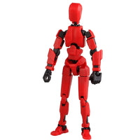HKM-551379 Movable 3D Dummy Robot Anime Action Figure - PVC Multifunctional Fidget Toy for Kids with Autism