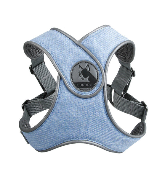 HKM-5515069 Breathable Cationic Mesh Harness for Small and Medium Dogs - Adjustable Size Options