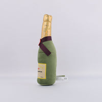 HKM-5515453 Plush Beer Bottle Toy for Dogs - Soft Crystal Super Breathable Cloth, PP Cotton Filling