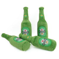 HKM-5515453 Plush Beer Bottle Toy for Dogs - Soft Crystal Super Breathable Cloth, PP Cotton Filling