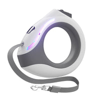 HKM-5515581 3M Reflective Retractable Dog Leash with LED Safety Light, Automatic Lock, 80kg Pulling Capacity