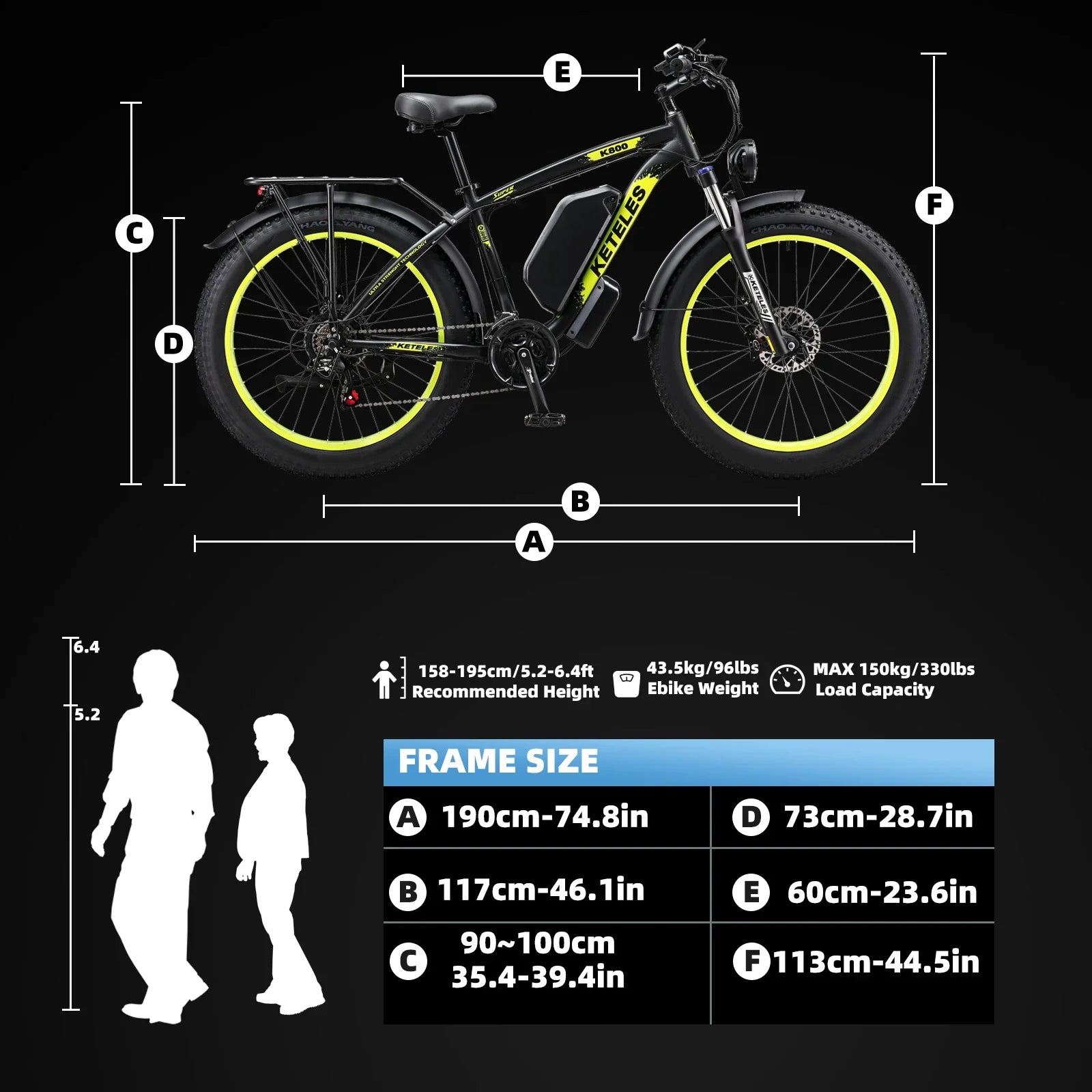HKM-551571 K800 Electric Bicycle Frame 26 Inch 48V 1000W with 18Ah Lithium Battery, Shimano 21-Speed, Hydraulic Brakes