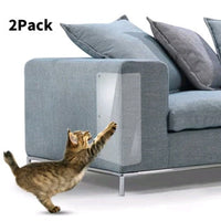 HKM-5515965 Cat Claw Protector Pads for Leather Furniture - Anti-Scratch PVC Film, Universal Fit for Sofas and More