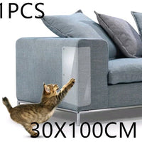 HKM-5515965 Cat Claw Protector Pads for Leather Furniture - Anti-Scratch PVC Film, Universal Fit for Sofas and More