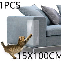 HKM-5515965 Cat Claw Protector Pads for Leather Furniture - Anti-Scratch PVC Film, Universal Fit for Sofas and More
