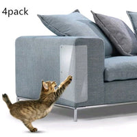 HKM-5515965 Cat Claw Protector Pads for Leather Furniture - Anti-Scratch PVC Film, Universal Fit for Sofas and More