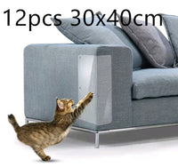 HKM-5515965 Cat Claw Protector Pads for Leather Furniture - Anti-Scratch PVC Film, Universal Fit for Sofas and More