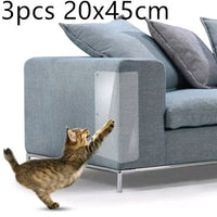 HKM-5515965 Cat Claw Protector Pads for Leather Furniture - Anti-Scratch PVC Film, Universal Fit for Sofas and More