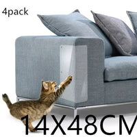 HKM-5515965 Cat Claw Protector Pads for Leather Furniture - Anti-Scratch PVC Film, Universal Fit for Sofas and More