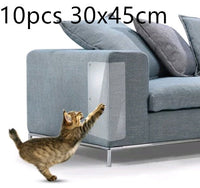 HKM-5515965 Cat Claw Protector Pads for Leather Furniture - Anti-Scratch PVC Film, Universal Fit for Sofas and More