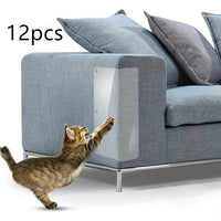 HKM-5515965 Cat Claw Protector Pads for Leather Furniture - Anti-Scratch PVC Film, Universal Fit for Sofas and More