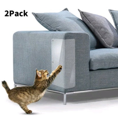 HKM-5515965 Cat Claw Protector Pads for Leather Furniture - Anti-Scratch PVC Film, Universal Fit for Sofas and More