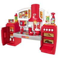 HKM-551699 Kids Kitchen Play Set with Tableware - Pretend Simulation Cooking Toy for Girls
