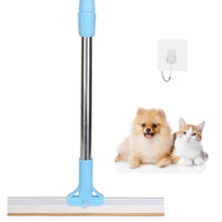 HKM-5517373 Adjustable Telescopic Pet Hair Removal Rake with Copper Head for Carpets, Rugs, and Upholstery