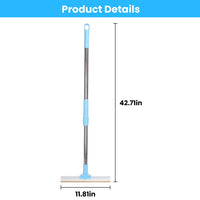 HKM-5517373 Adjustable Telescopic Pet Hair Removal Rake with Copper Head for Carpets, Rugs, and Upholstery