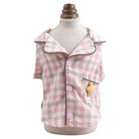 HKM-5519933 Cozy Cotton Dog Pajamas and Bathrobe for Ultimate Comfort