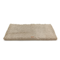 HKM-5520189 Ultra Soft Plush Dog Bed with Removable Washable Cover - Anti-Slip Mat for Medium to Large Pets, All-Season Comfort